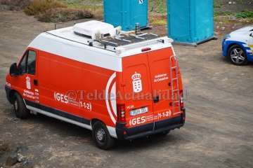 Simulacro de vertido de hidrocarburos en la playa de Jinámar-Telde (Foto TA y Antonio Alí)